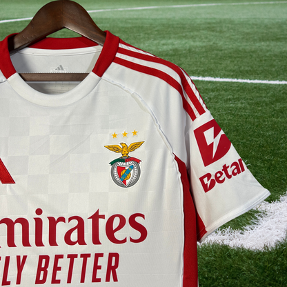 Camisola Alternativa Branca 25/26 Benfica